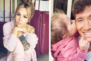 Blanka Lipińska, Robert Lewandowski z córką