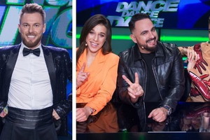 Paweł Cieślak w białej koszuli i ciemnej marynarce, jury "Dance Dance Dance"