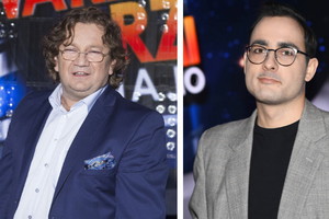 Paweł Królikowski, Adam Strycharczuk na planie show Twoja Twarz Brzmi Znajomo