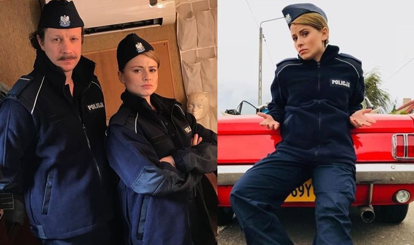 Joanna Jarmołowicz na planie Kogel Mogel 3