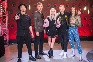 Jurorzy na planie 10. edycji The Voice of Poland