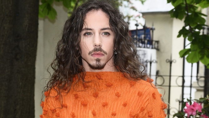 Michał Szpak na konferencji Polsatu