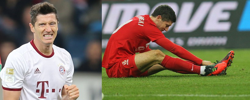 Robert Lewandowski kontuzjowany