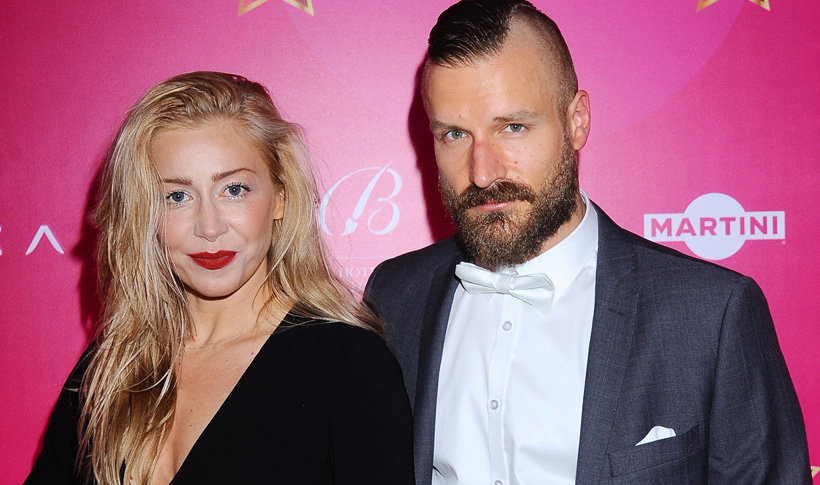 Katarzyna Warnke o współpracy ze swoim chłopakiem na planie filmu "W spirali"