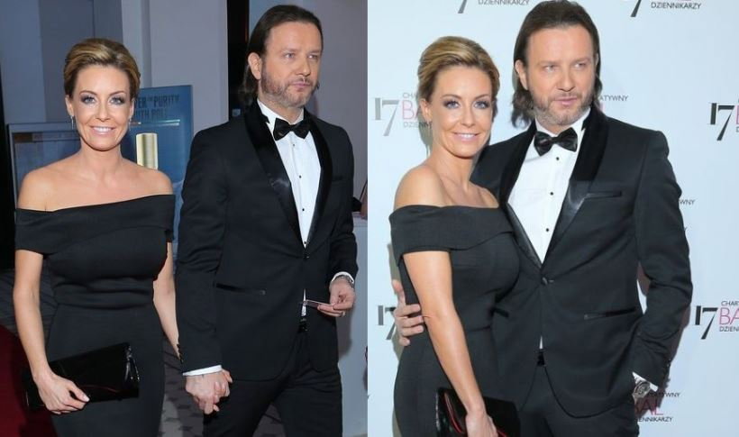 Małgorzata Rozenek i Radosław Majdan na Charytatywnym Balu Dziennikarzy