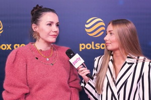 Olga Bołądź rozmowia z reporterką Party
