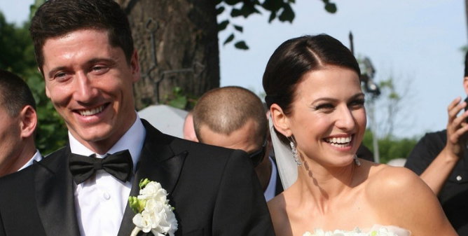 Anna Lewandowska w sukni ślubnej wideo