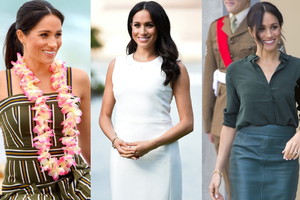 Ciążowe stylizacje Meghan Markle