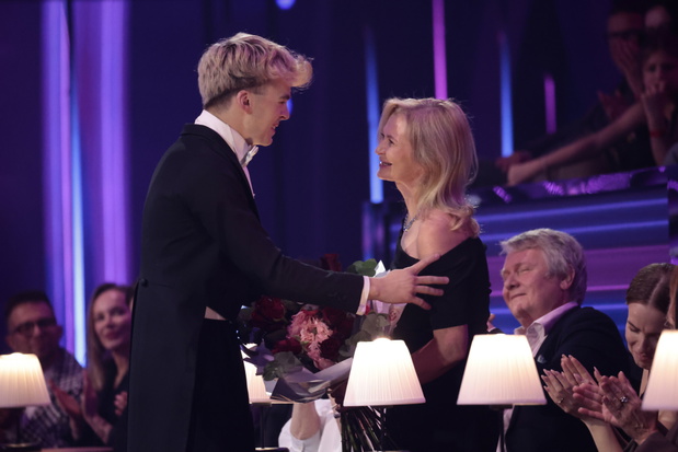 Kacper Jasper Porębski z mamą podczas 2. odcinka Tańca z Gwiazdami
