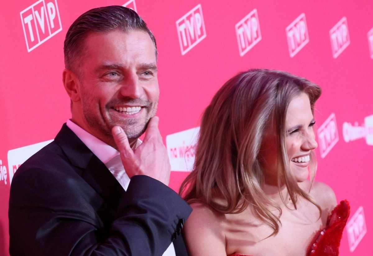 Agnieszka Kaczorowska i Marcin Rogacewicz zaskakują wyznaniem przed naszą kamerą: "Było mokro" fot. Pawel Wodzynski/East News