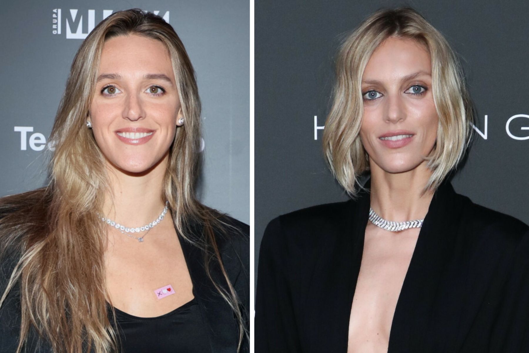 Anja Rubik i Aleksandra Żebrowska