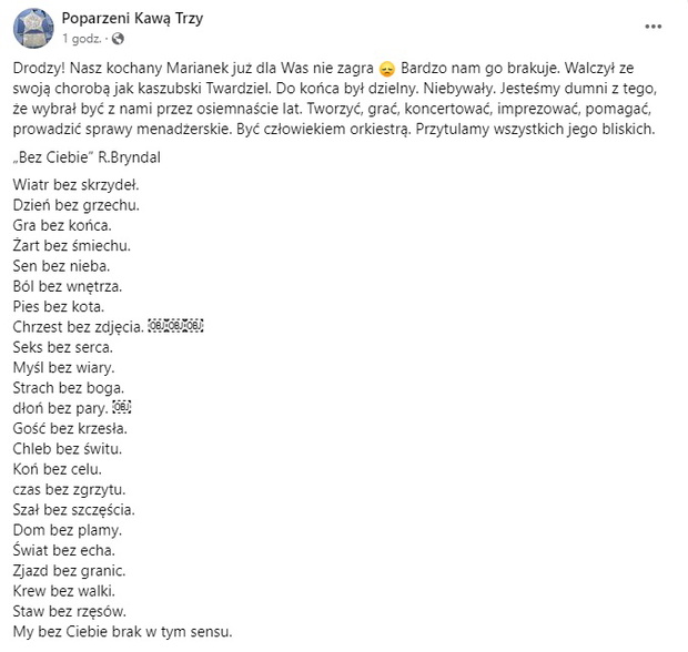 Zespołu Poparzeni Kawa Trzy