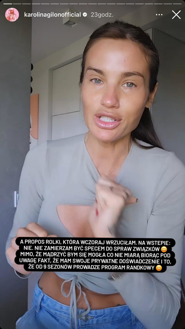 Karolina Gilon wywołała aferę