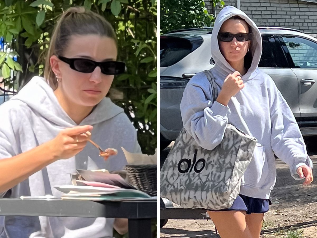 Julia wieniawa w kapturze bez makijażu