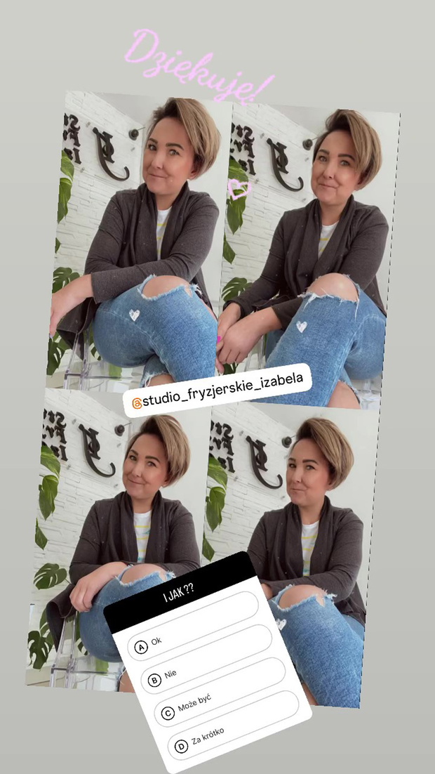 Kasia ze ŚOPW ścięła włosy