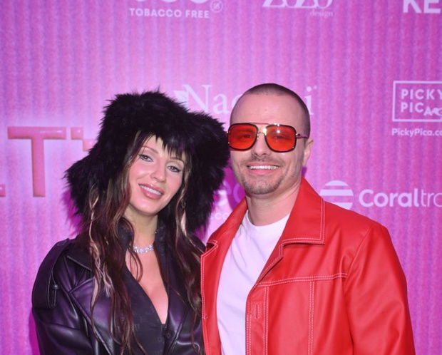 Marcin Hakiel i Dominika na urodzinach Pudelka