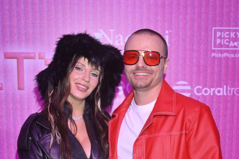 Marcin Hakiel i Dominika na urodzinach Pudelka