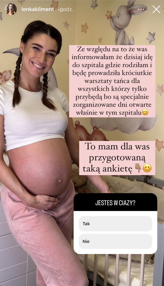 Lenka Kliment pokazała brzuszek