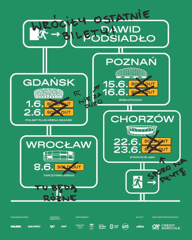 Dawid Podsiadło wiadomość