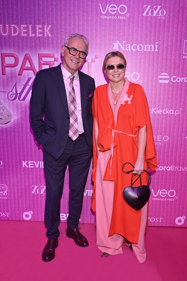 Robert Janowski i Monika Janowska na Pudelek Pink Party