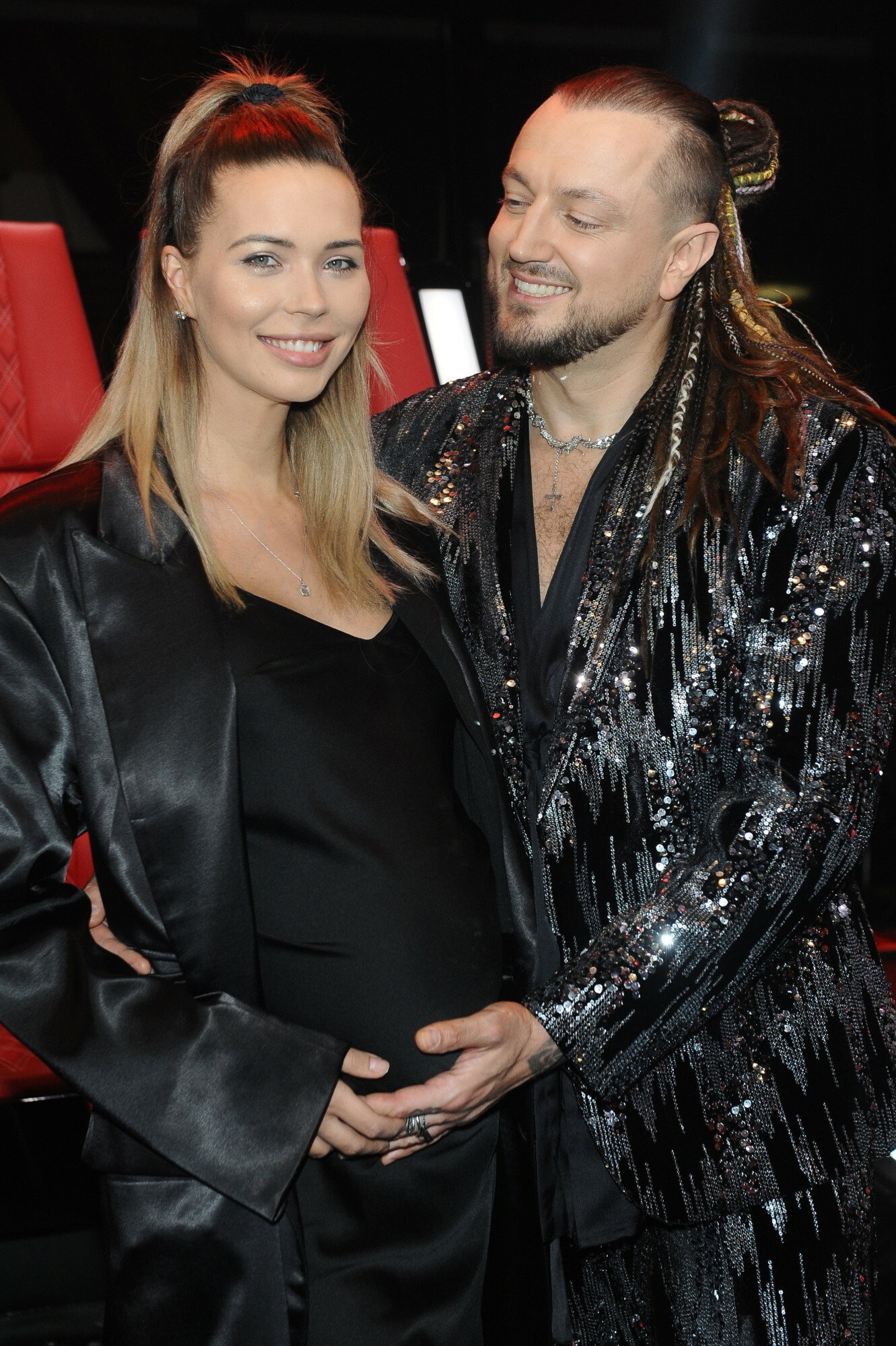 Sandra Kubicka i Aleksander Milwiw-Baron