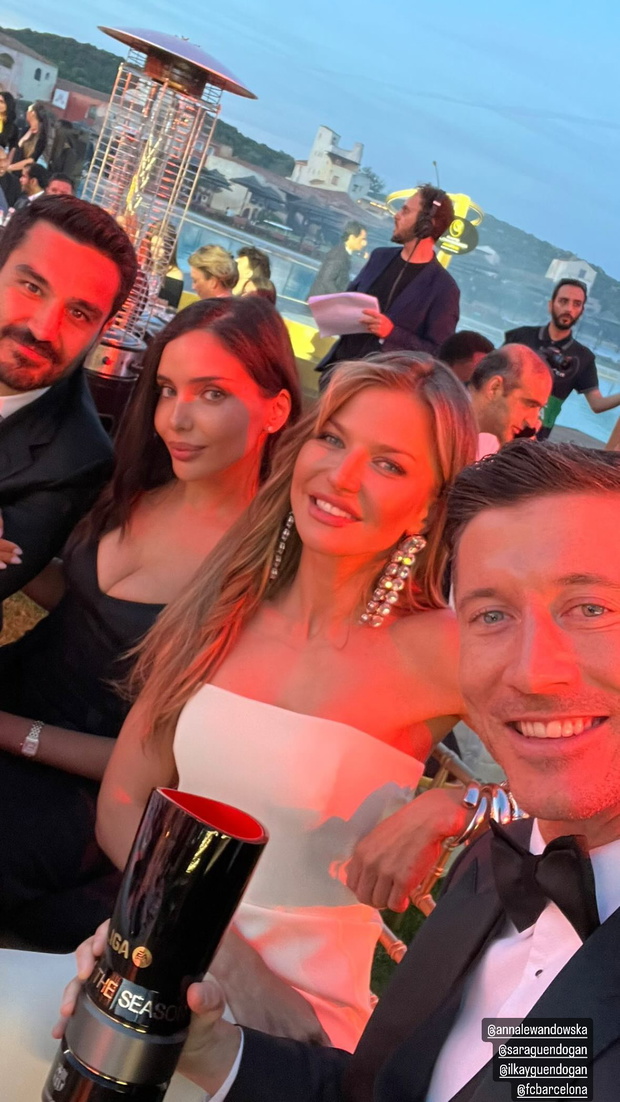 Ania i Robert Lewandowscy na gali