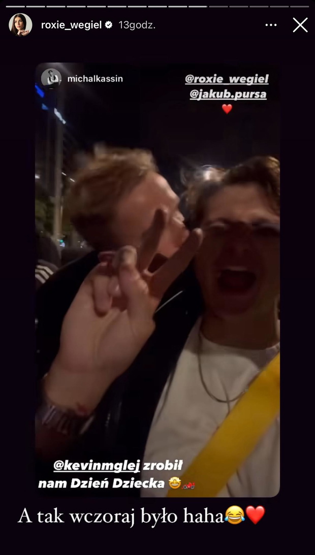Roxie Węgiel szaleje z Kevinem, Michałem Kassinem i jego partnerem