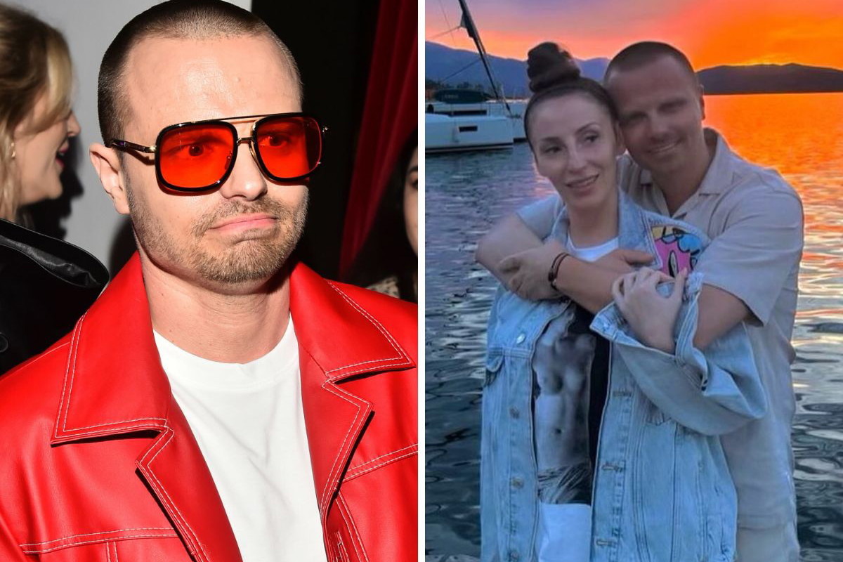 Marcin Hakiel z partnerką