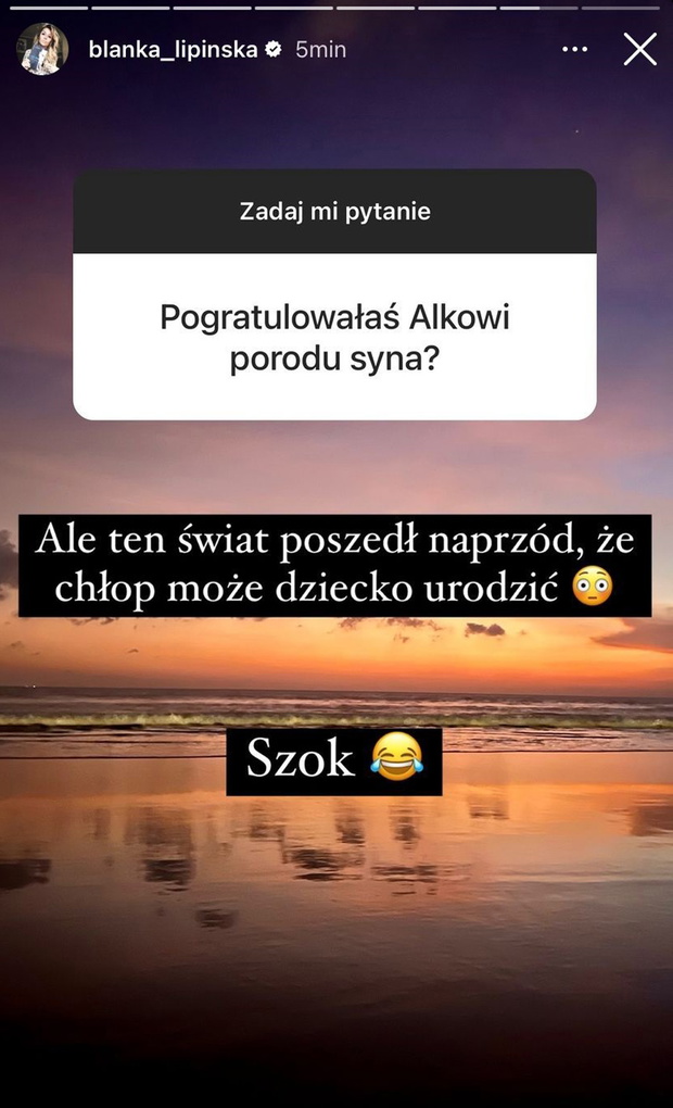 Blanka Lipińska o narodzinach syna Barona