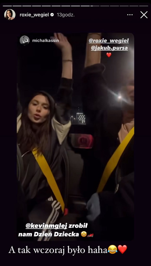 Roxie Węgiel szaleje z Kevinem, Michałem Kassinem i jego partnerem