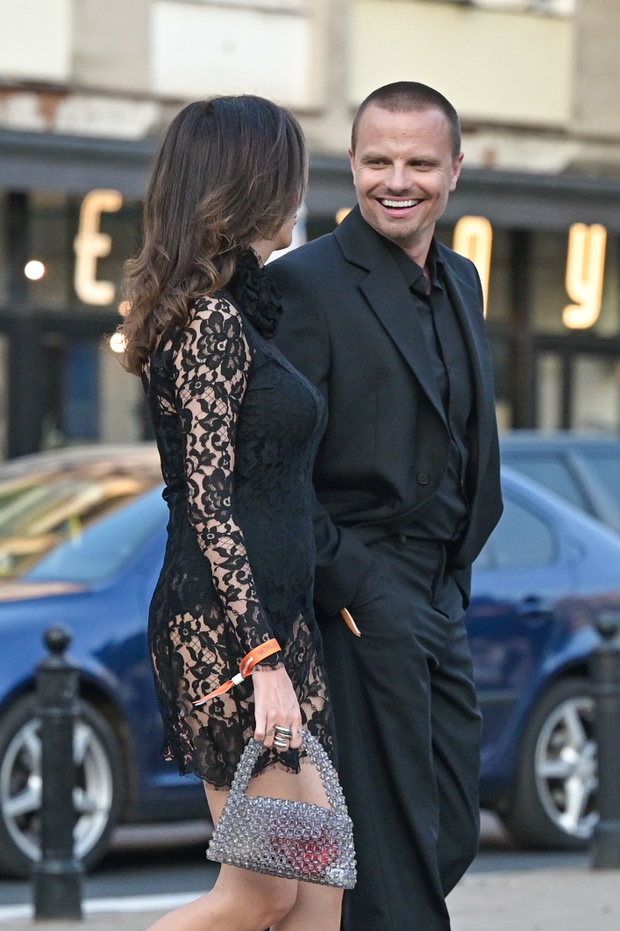 Marcin Hakiel i ciężarna Dominika