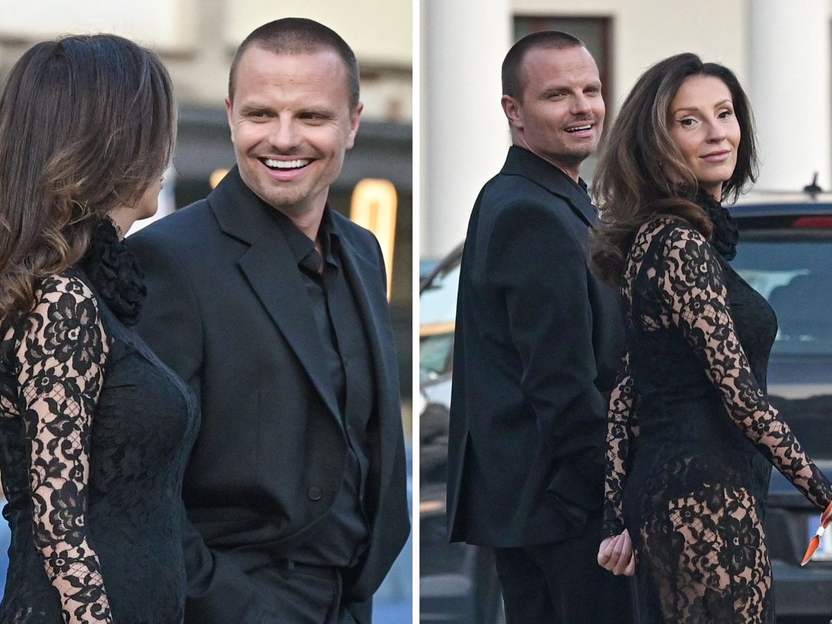 Marcin Hakiel i ciężarna Dominika przyłapani na mieście