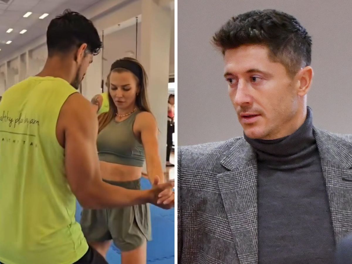 Robert Lewandowski komentuje tańce żony z przystojniakami