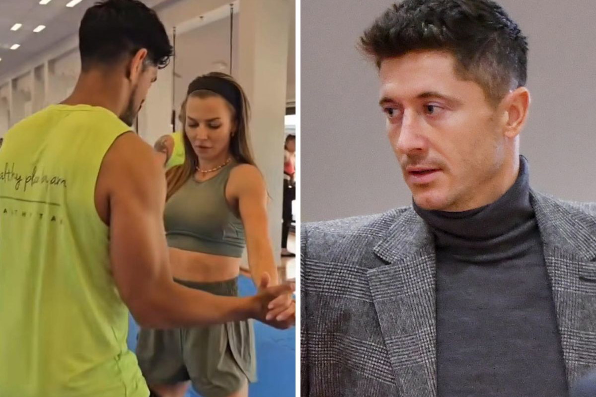 Robert Lewandowski komentuje tańce żony z przystojniakami