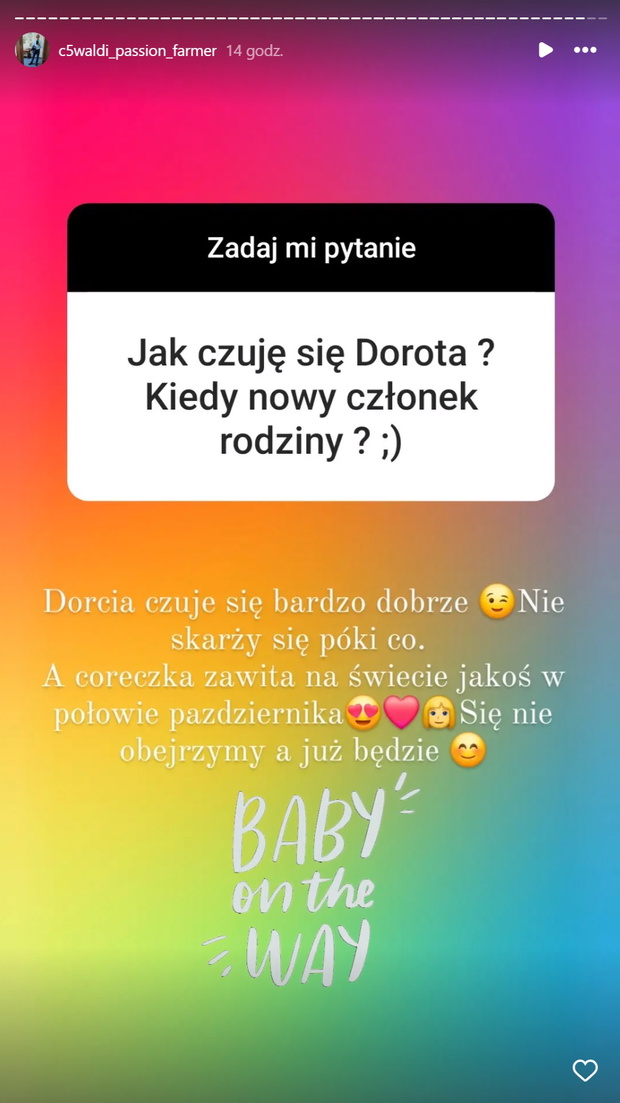Waldemar z Rolnik szuka żony kiedy zostanie ojcem