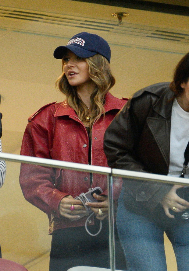 Anna Lewandowska na meczu Polska-Ukraina