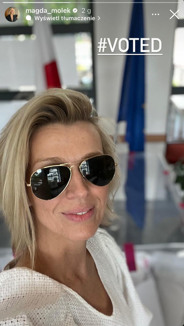Magda Mołek wzięła udział w głosowaniu do Parlamentu Europejskiego