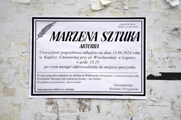 Pogrzeb Marzeny Kipiel-Sztuki