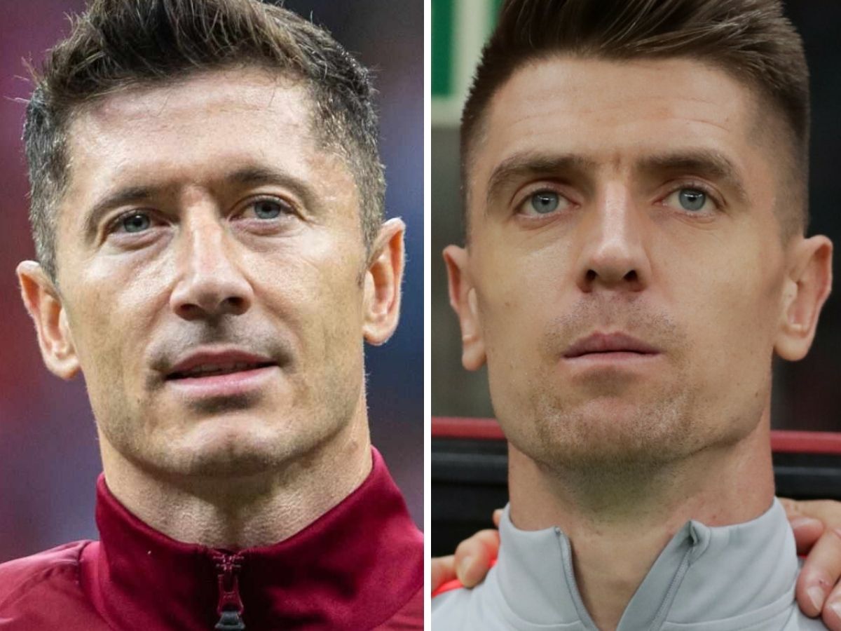 Robert Lewandowski i Krzysztof Piątek
