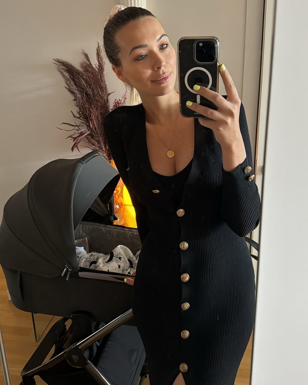 Sandra Kubicka z synkiem