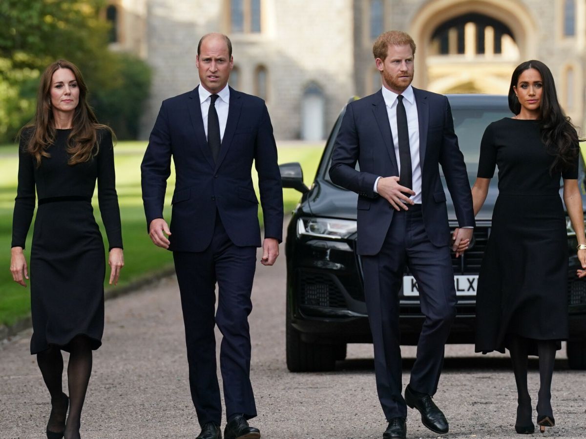 Księżna Kate, książę William, książę Harry, Meghan Markle