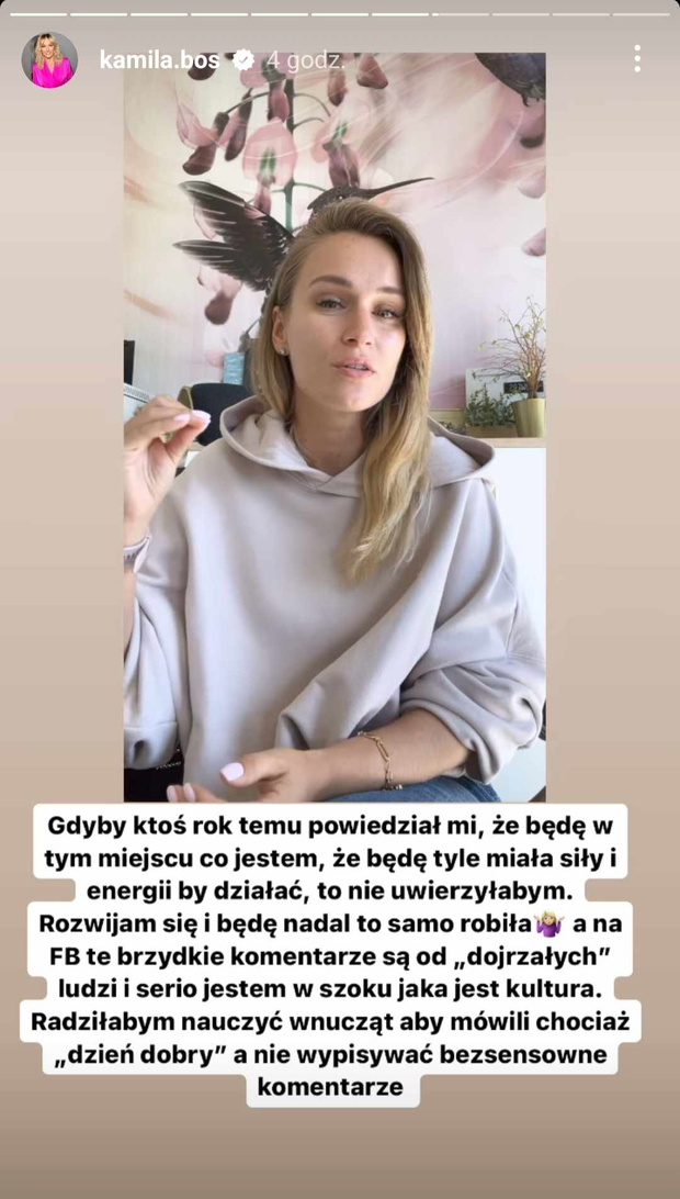 Rolnik szuka żony Kamila Boś o hejcie
