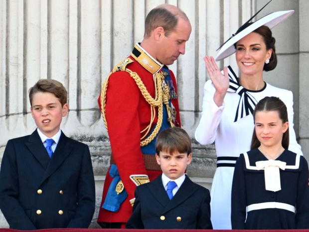 Książę William i Kate Middleton z dziećmi