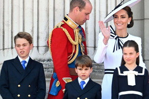 Książę William i Kate Middleton z dziećmi