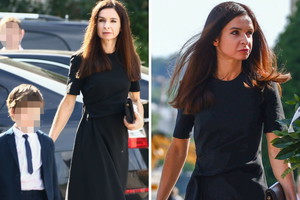Marta Kaczyńska z synem