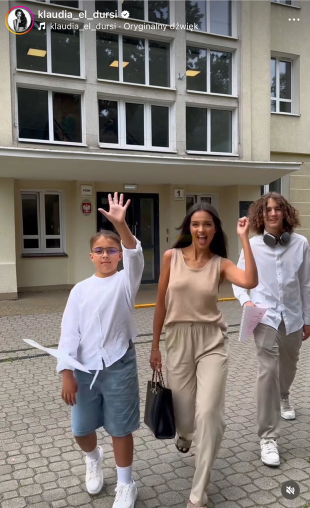 Klaudia El Dursi wywołała burzę stylizacją z zakończenia roku