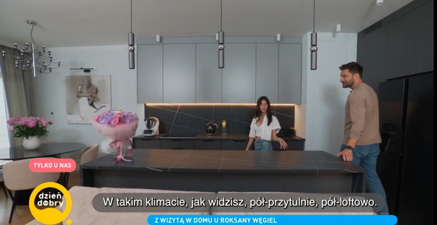 Kuchnia w nowym mieszkaniu Roxie Węgiel i Kevina Mgleja