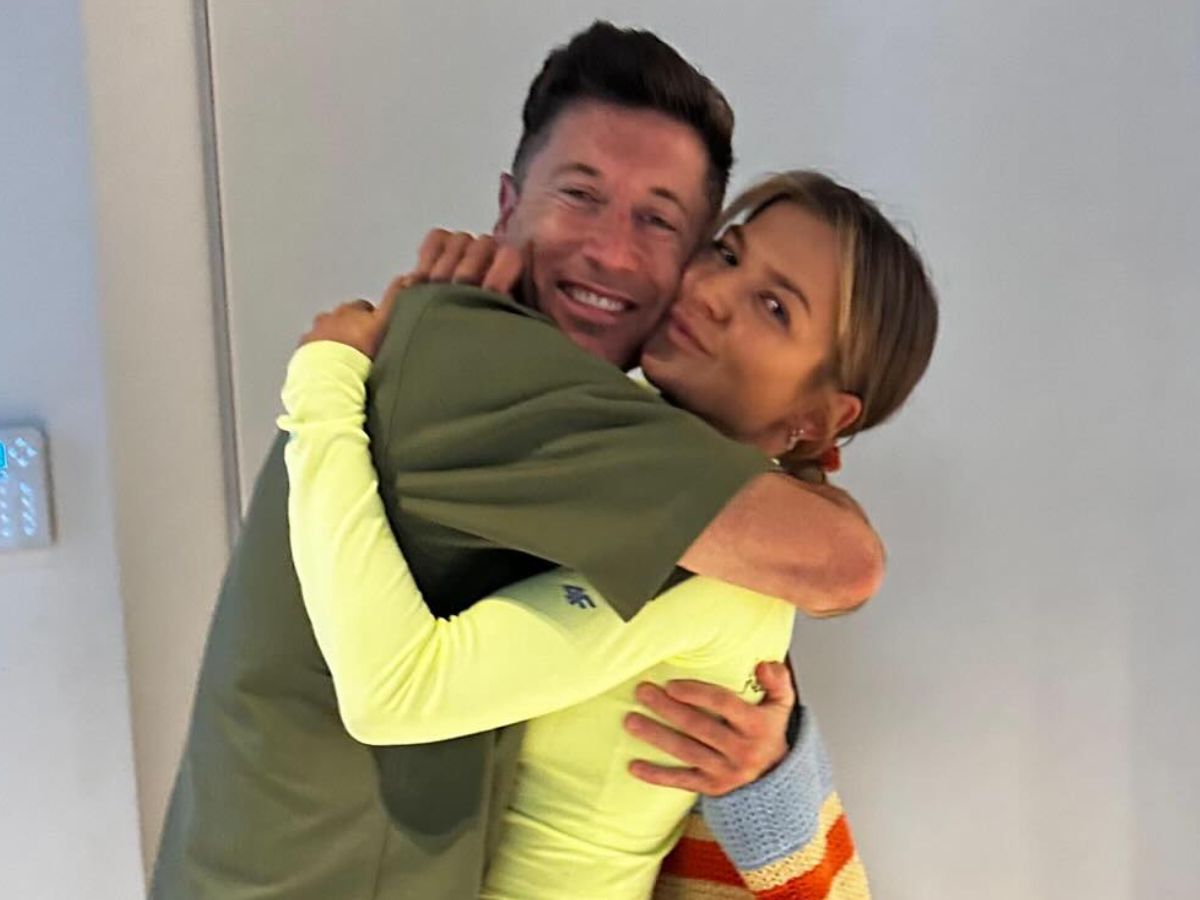 Robert Lewandowski i Anna LEwandowska