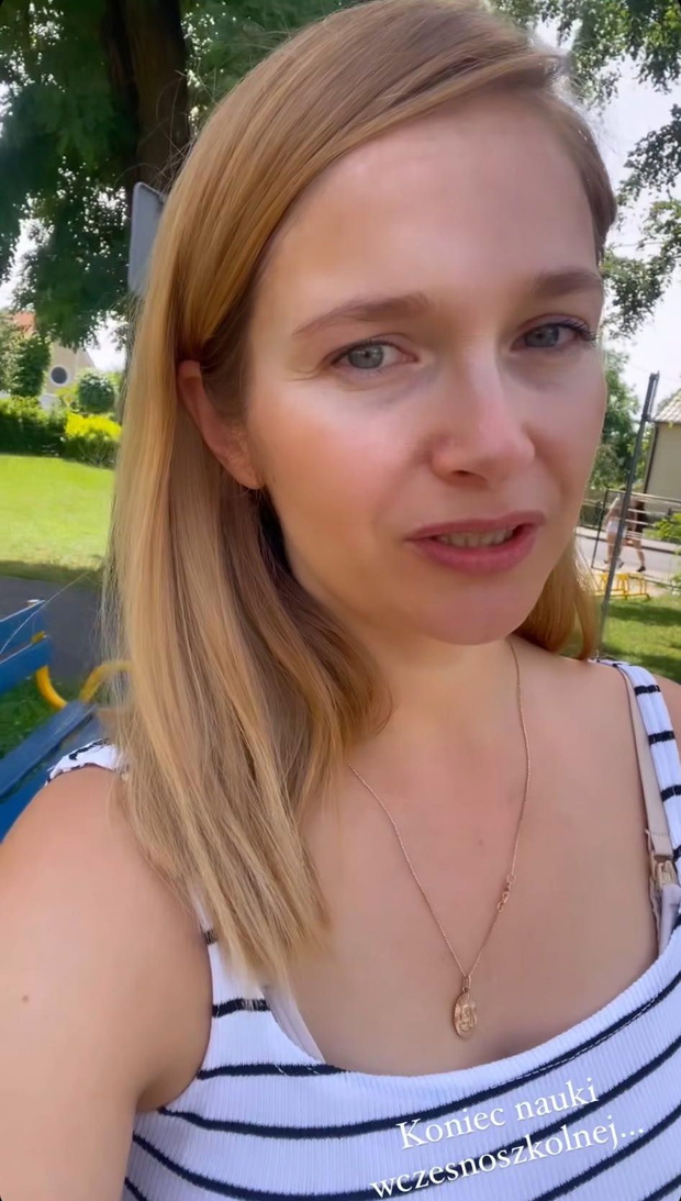Marta Paszkin nie ukrywała emocji po zakończeniu roku szkolnego córki
