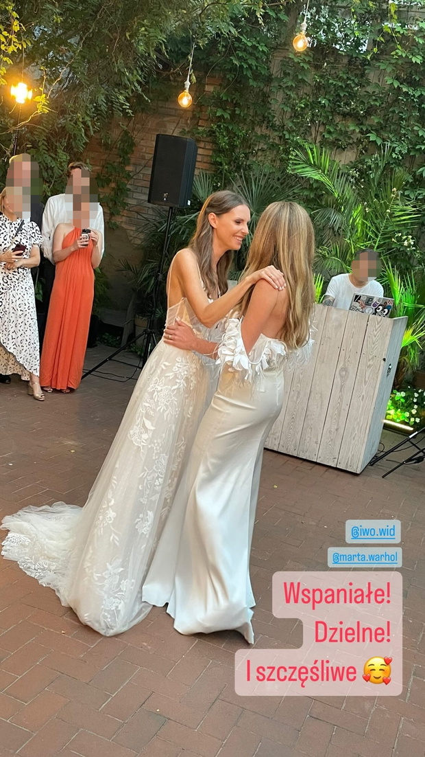 Marta Warchoł i Iwona Widomska ślub 3
